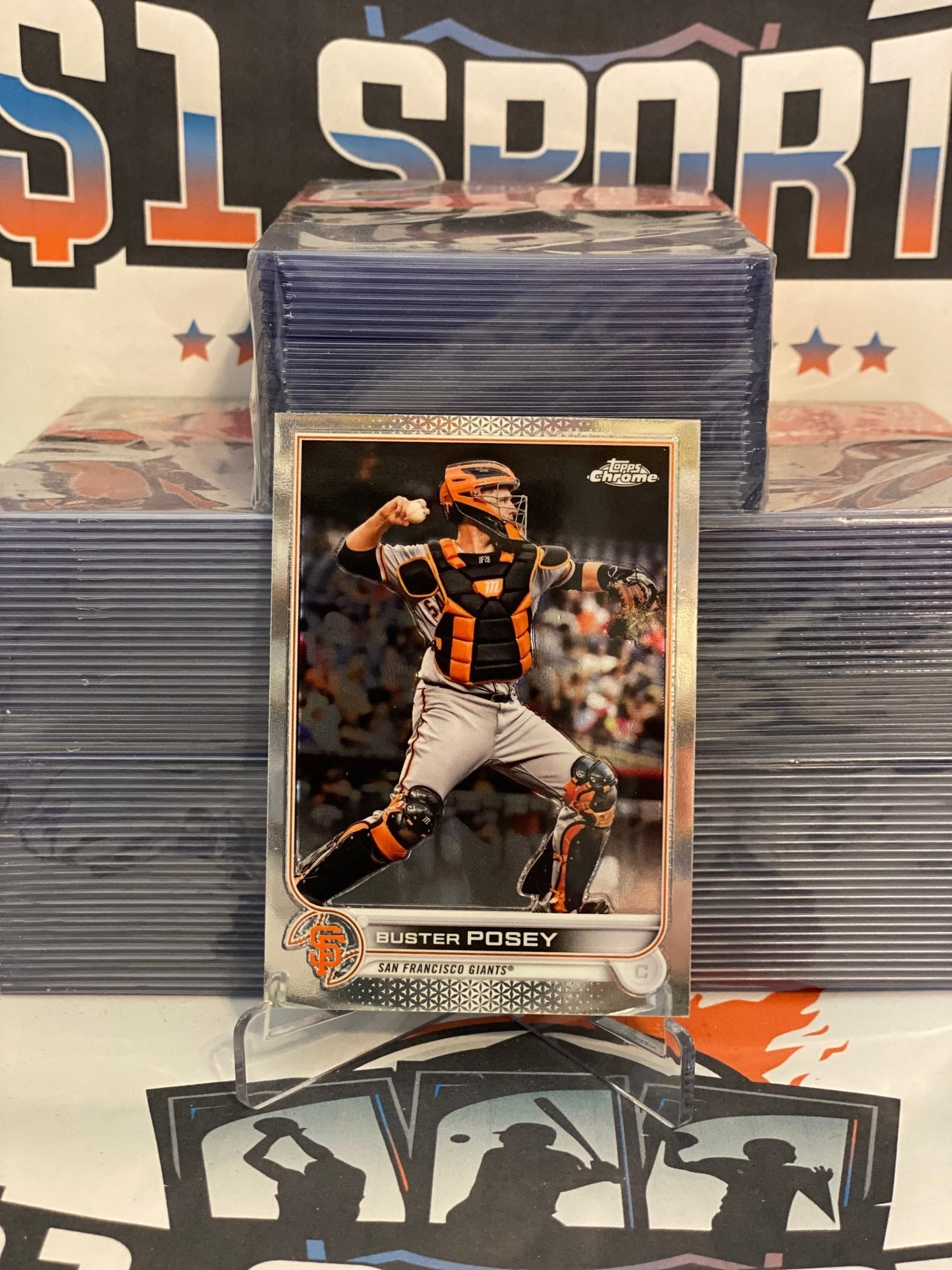 2022 Topps Chrome Buster Posey #95