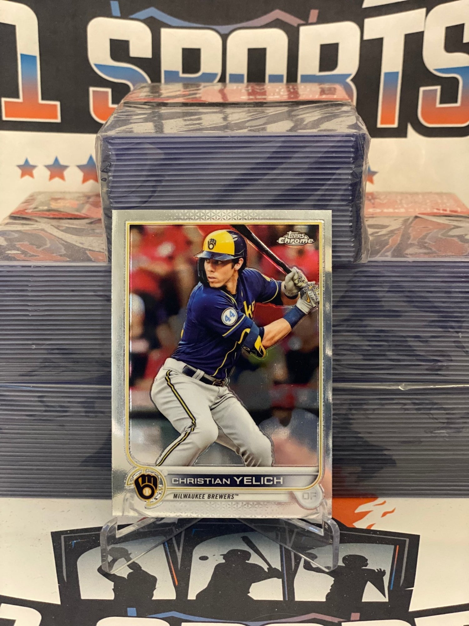 2022 Topps Chrome Christian Yelich #210