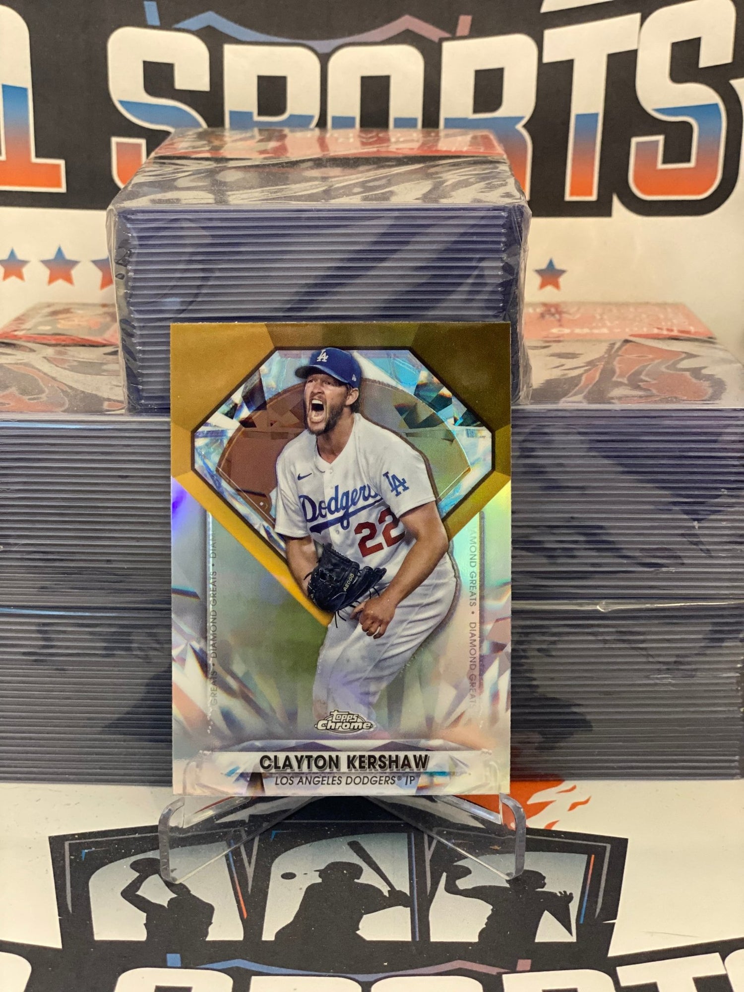 2022 Topps Chrome (Diamond Greats) Clayton Kershaw #DGC-12