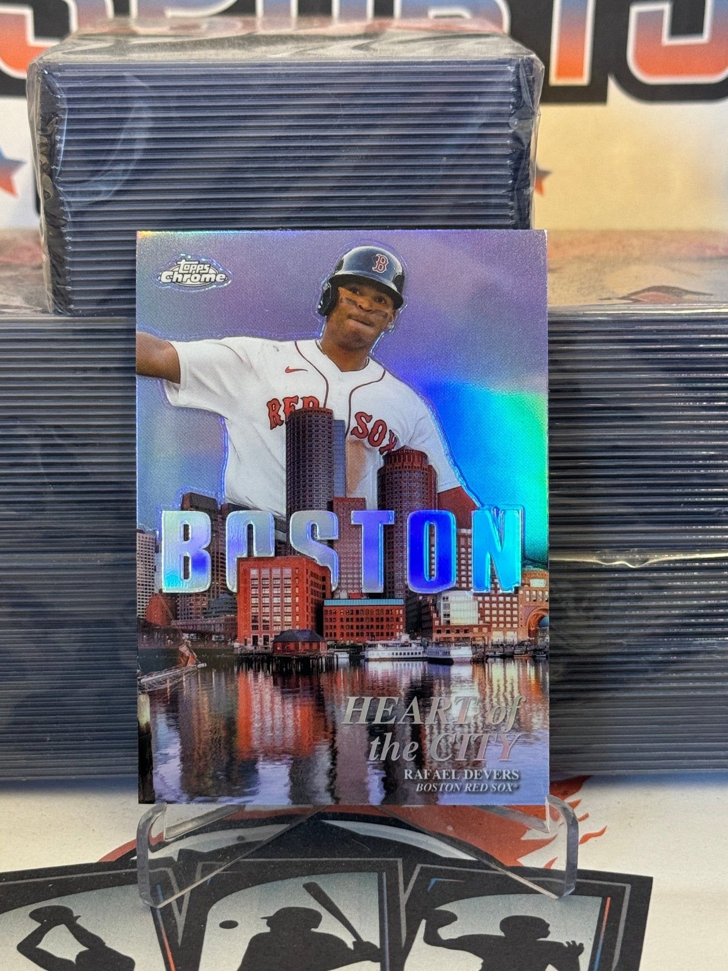 2022 Topps Chrome (Heart of the City) Rafael Devers #HOC-15