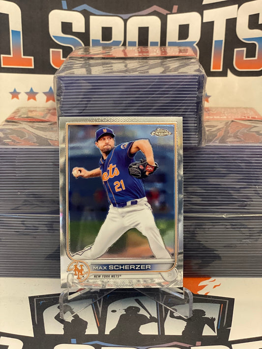 2022 Topps Chrome Max Scherzer #66