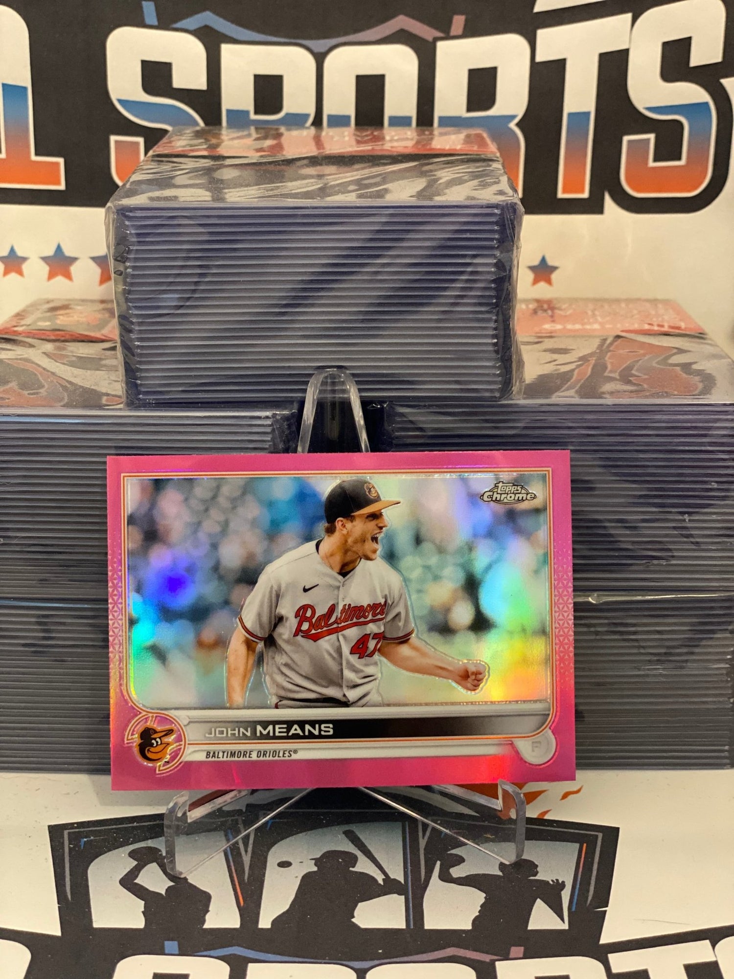 2022 TOPPS CHROME #176 JOHN MEANS BALTIMORE ORIOLES BASEBALL