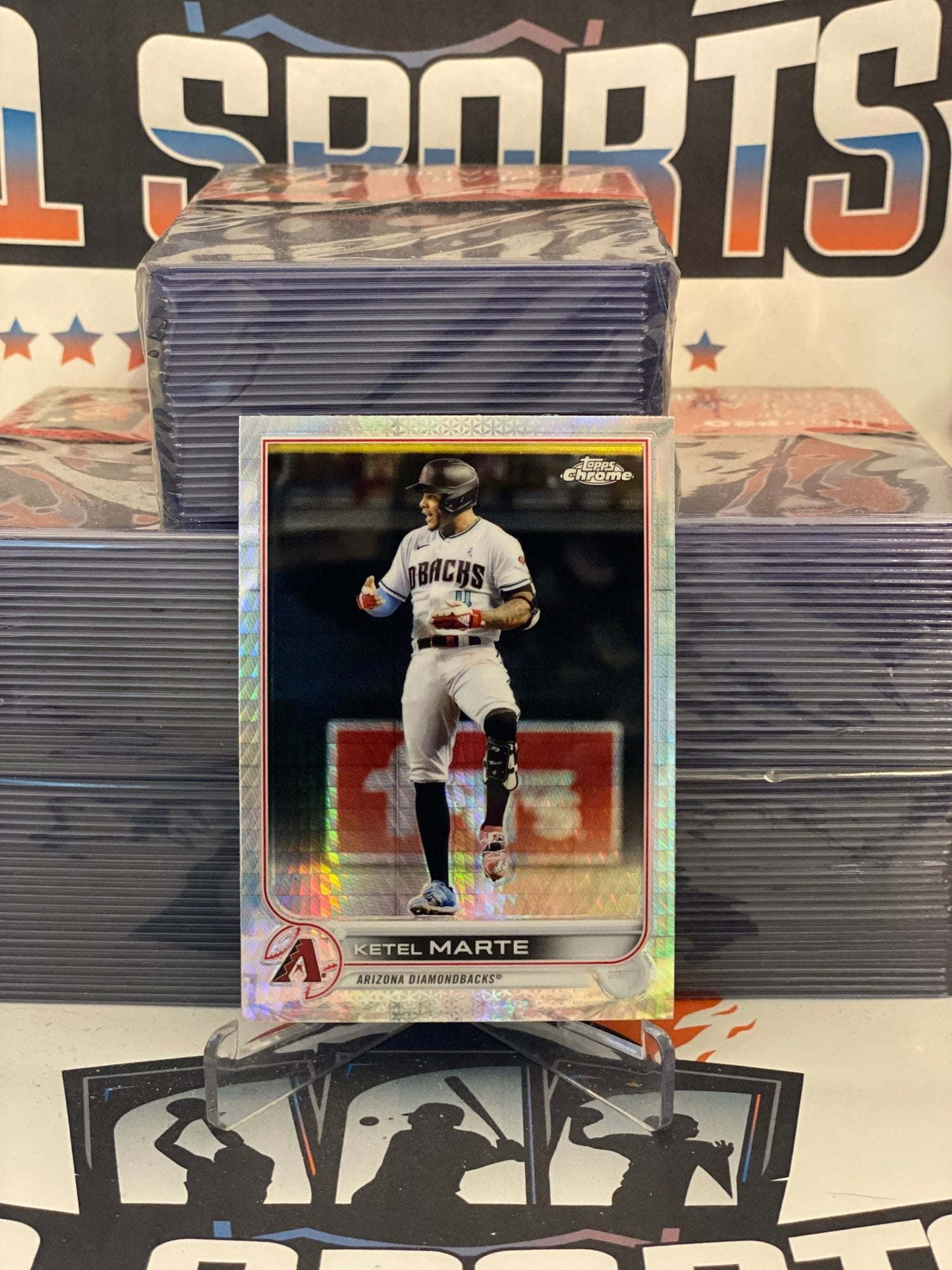 2022 Topps Chrome (Prism Refractor) Ketel Marte #124