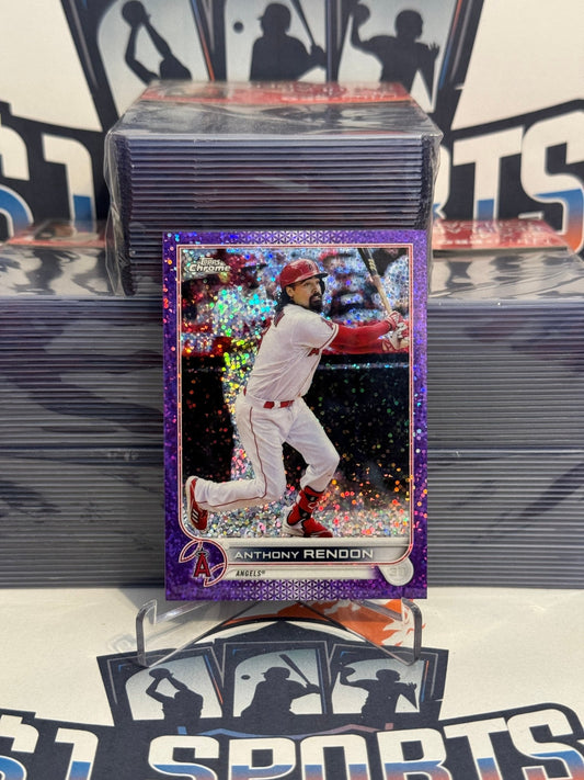 2022 Topps Chrome (Purple Speckle Refractor 132/299) Anthony Rendon #126