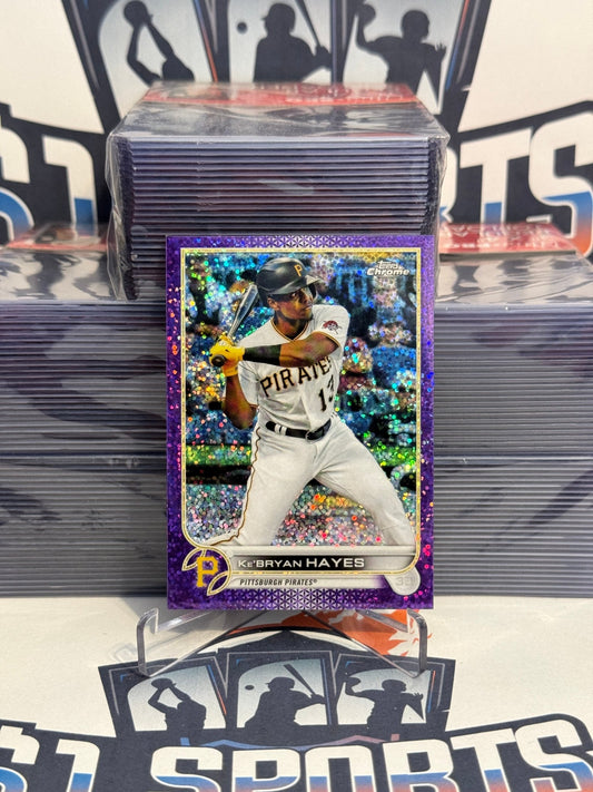 2022 Topps Chrome (Purple Speckle Refractor 210/299) Ke'Bryan Hayes #98