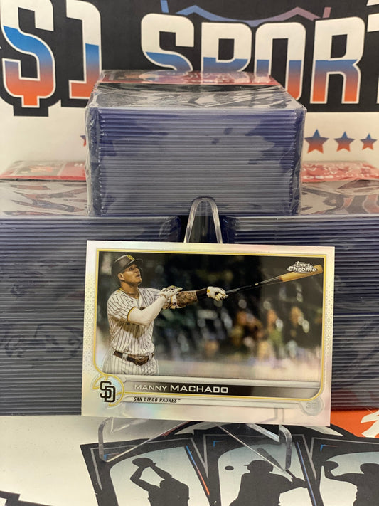 2022 Topps Chrome (Refractor) Manny Machado #90