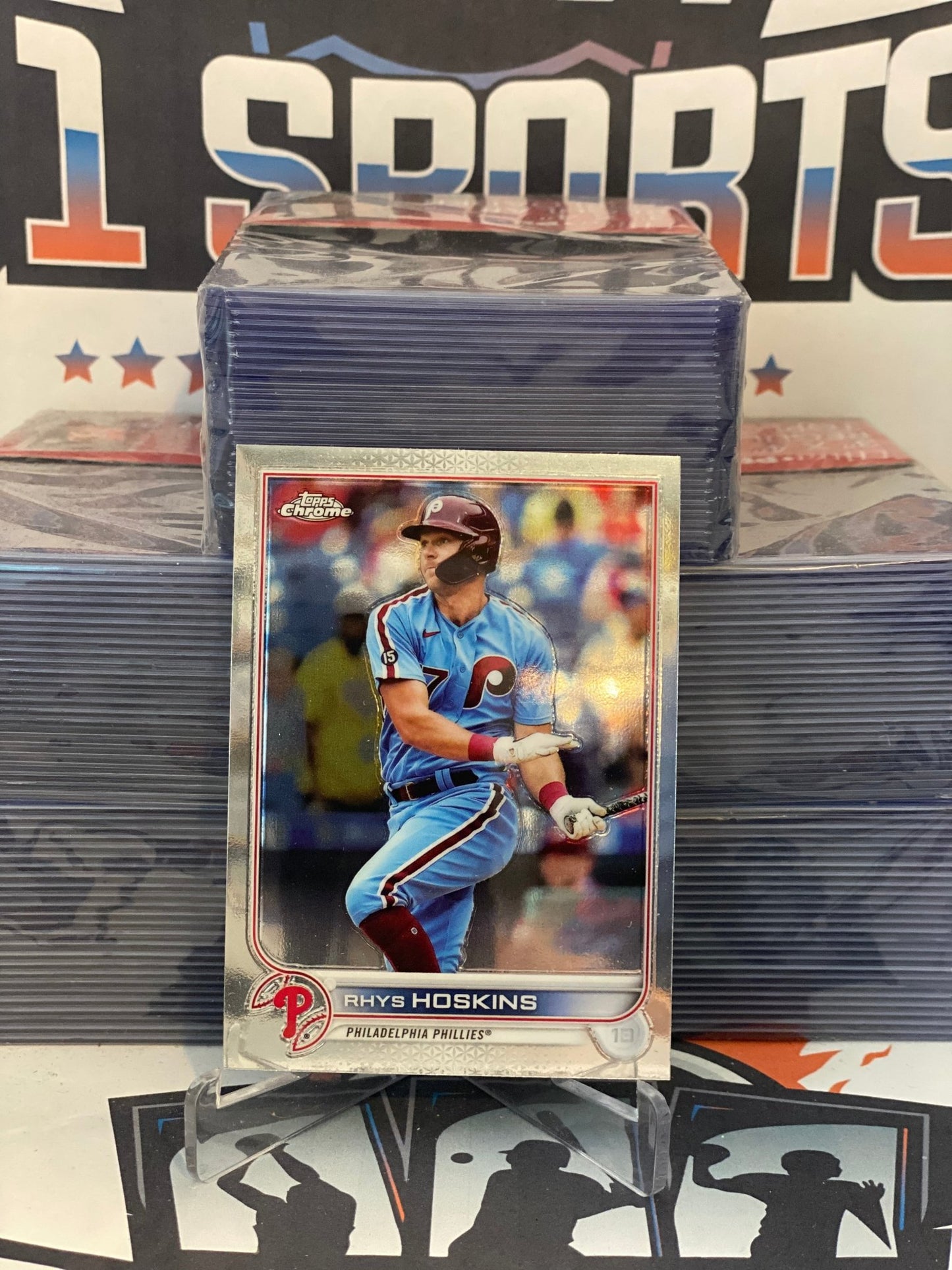 2022 Topps Chrome Rhys Hoskins #8