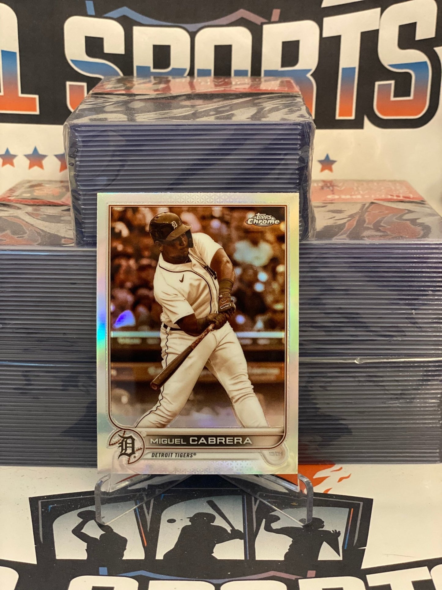 2022 Topps Chrome (Sepia Refractor) Miguel Cabrera #96