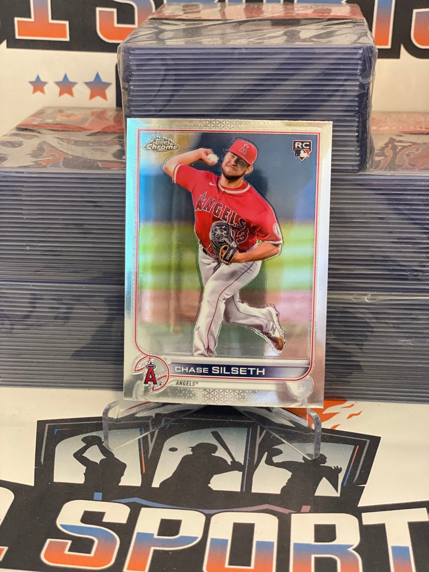 2022 Topps Chrome Update Chase Silseth Rookie #USC127