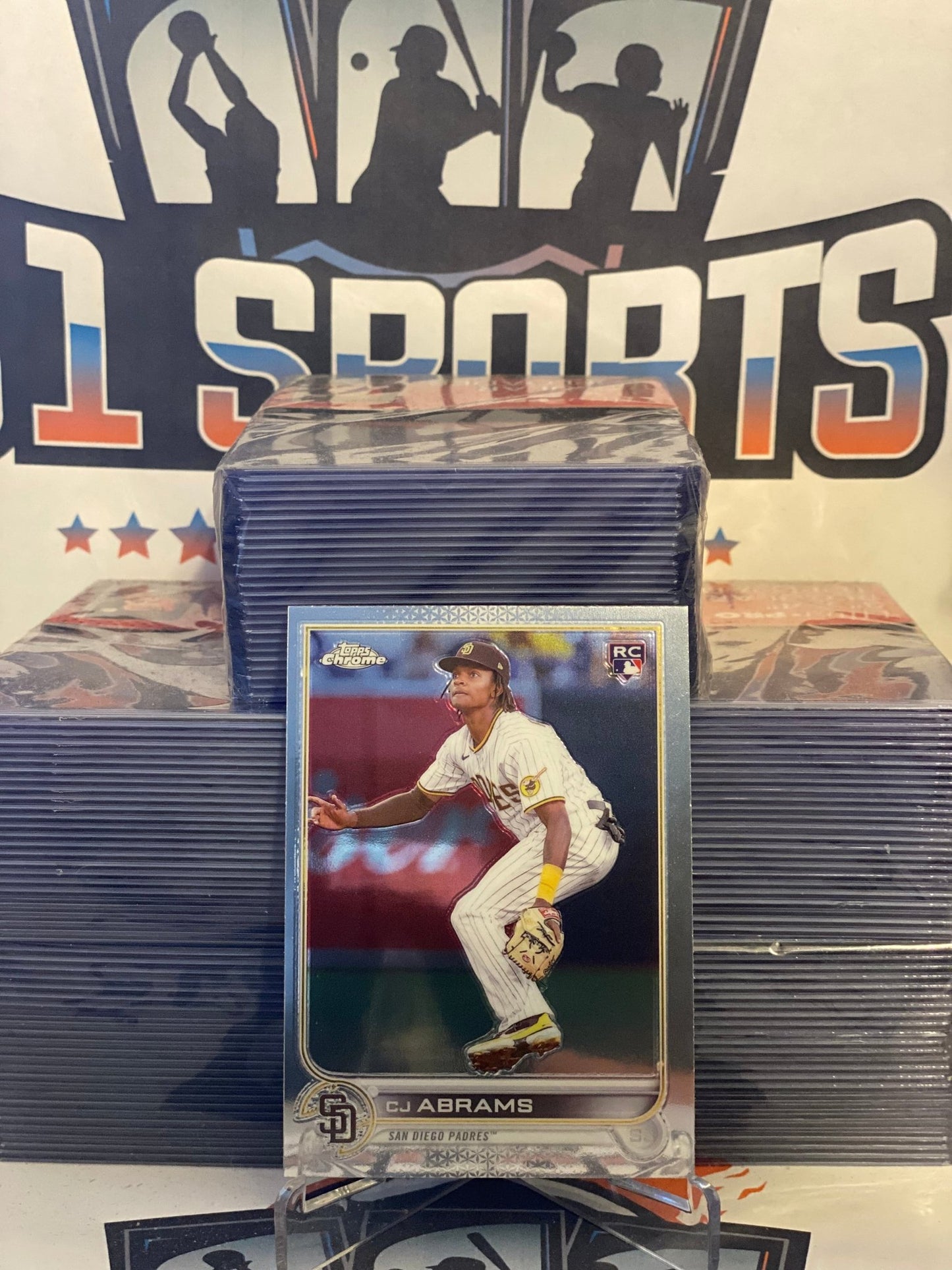 2022 Topps Chrome Update CJ Abrams Rookie #USC3