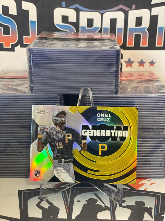 2022 Topps Chrome Update (Generation Now) Oneil Cruz Rookie #GNC-13