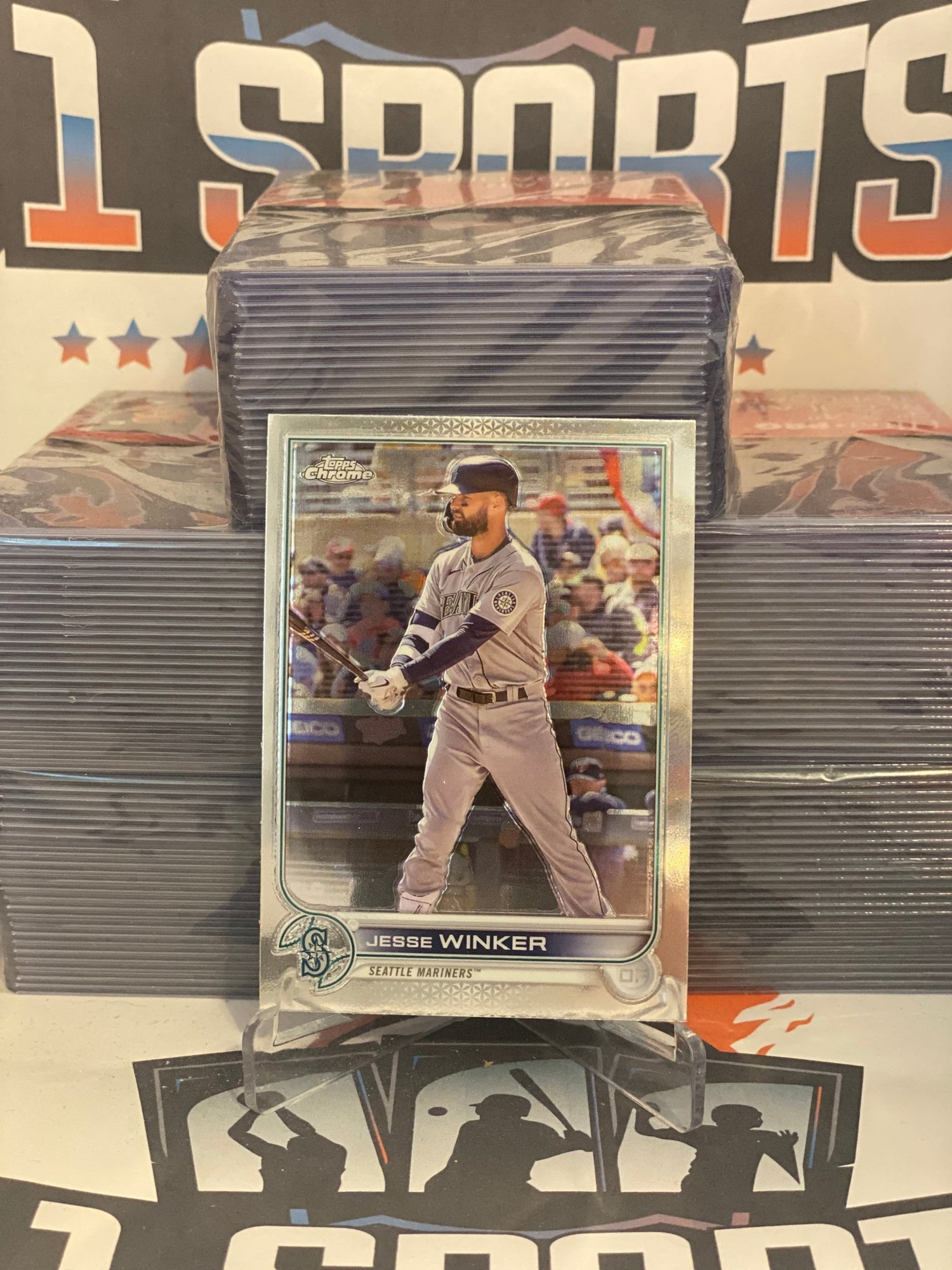 2022 Topps Chrome Update (Mariners Debut) Jesse Winker #USC17