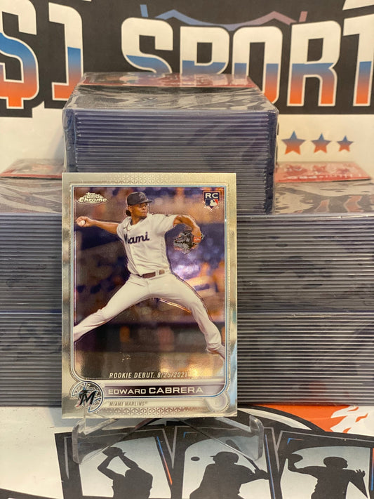 2022 Topps Chrome Update (MLB Debut) Edward Cabrera #USC87