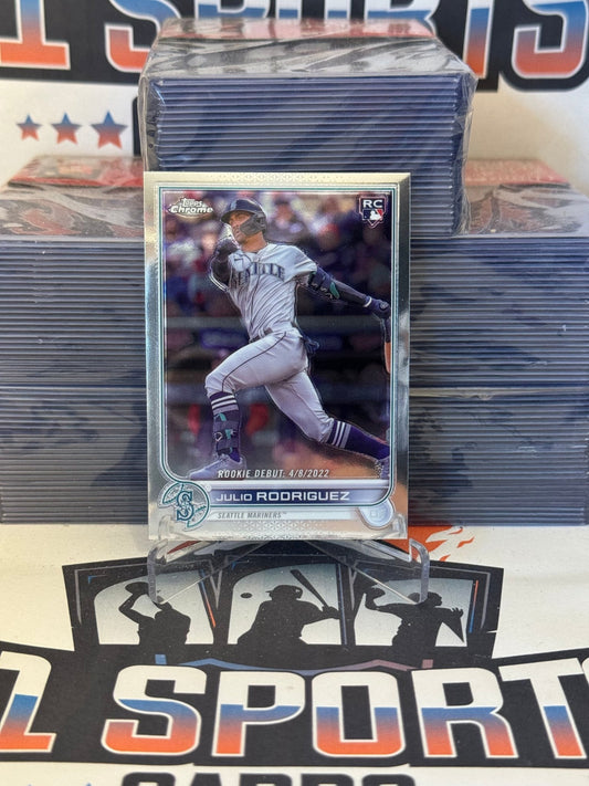 2022 Topps Chrome Update (MLB Debut) Julio Rodriguez Rookie #USC165