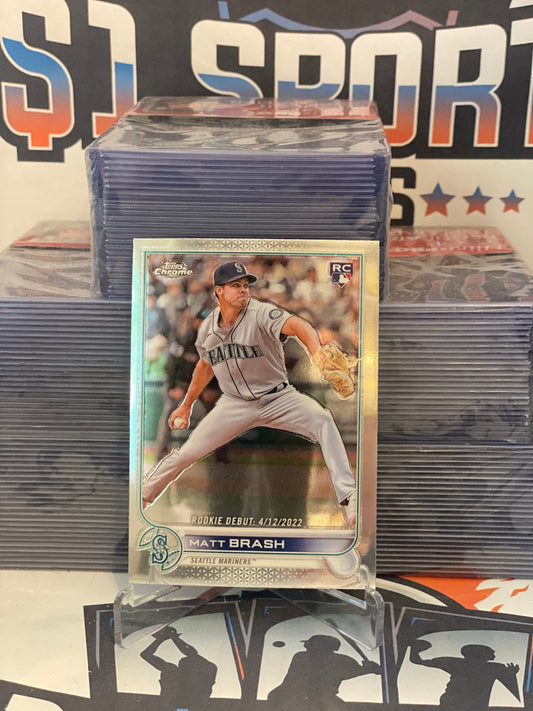 2022 Topps Chrome Update (MLB Debut) Matt Brash #USC187