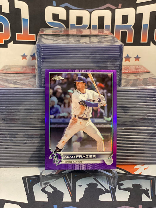 2022 Topps Chrome Update (Purple Refractor) Adam Frazier #USC116