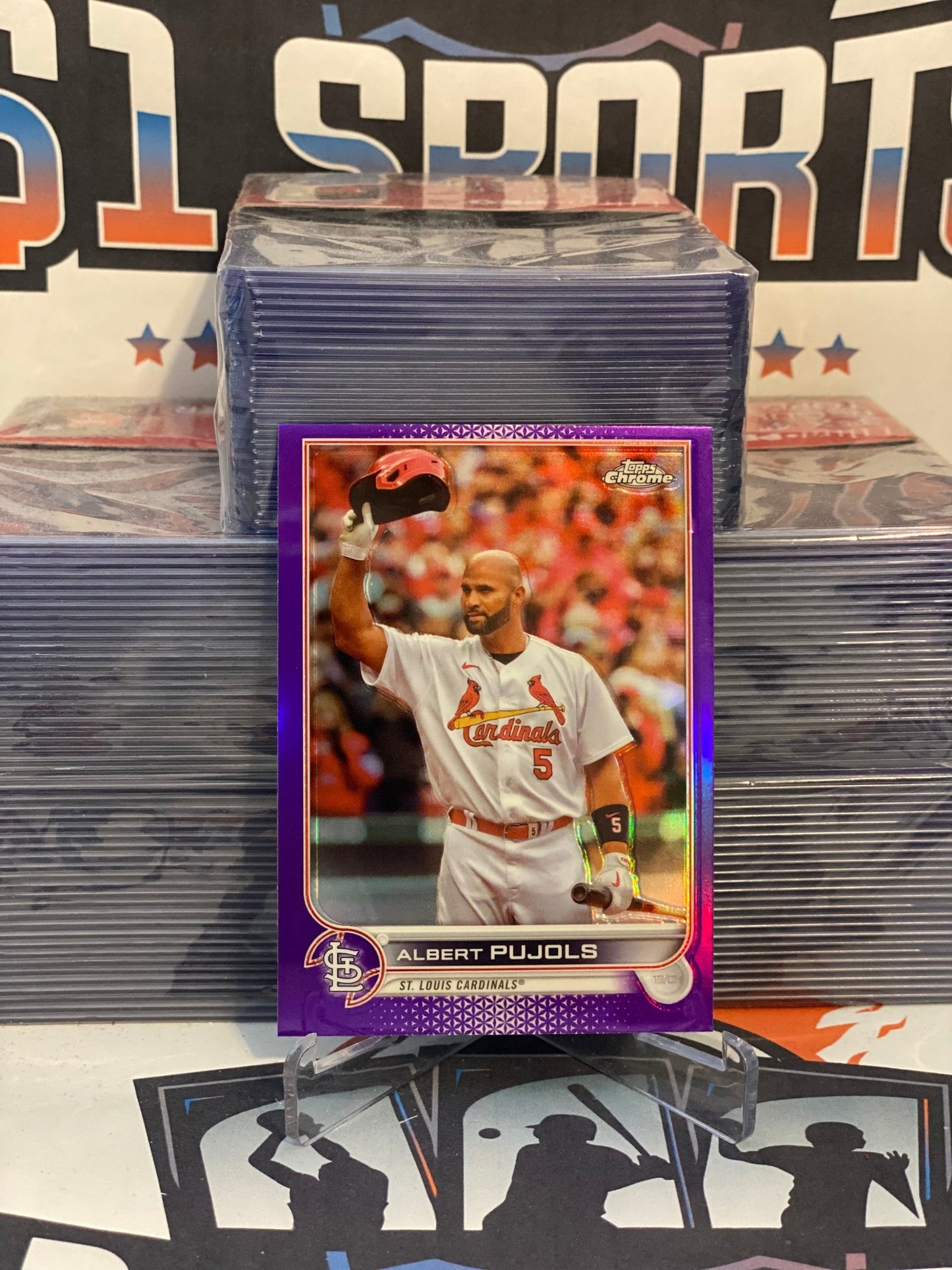 2022 Topps Chrome Update (Purple Refractor) Albert Pujols #USC50