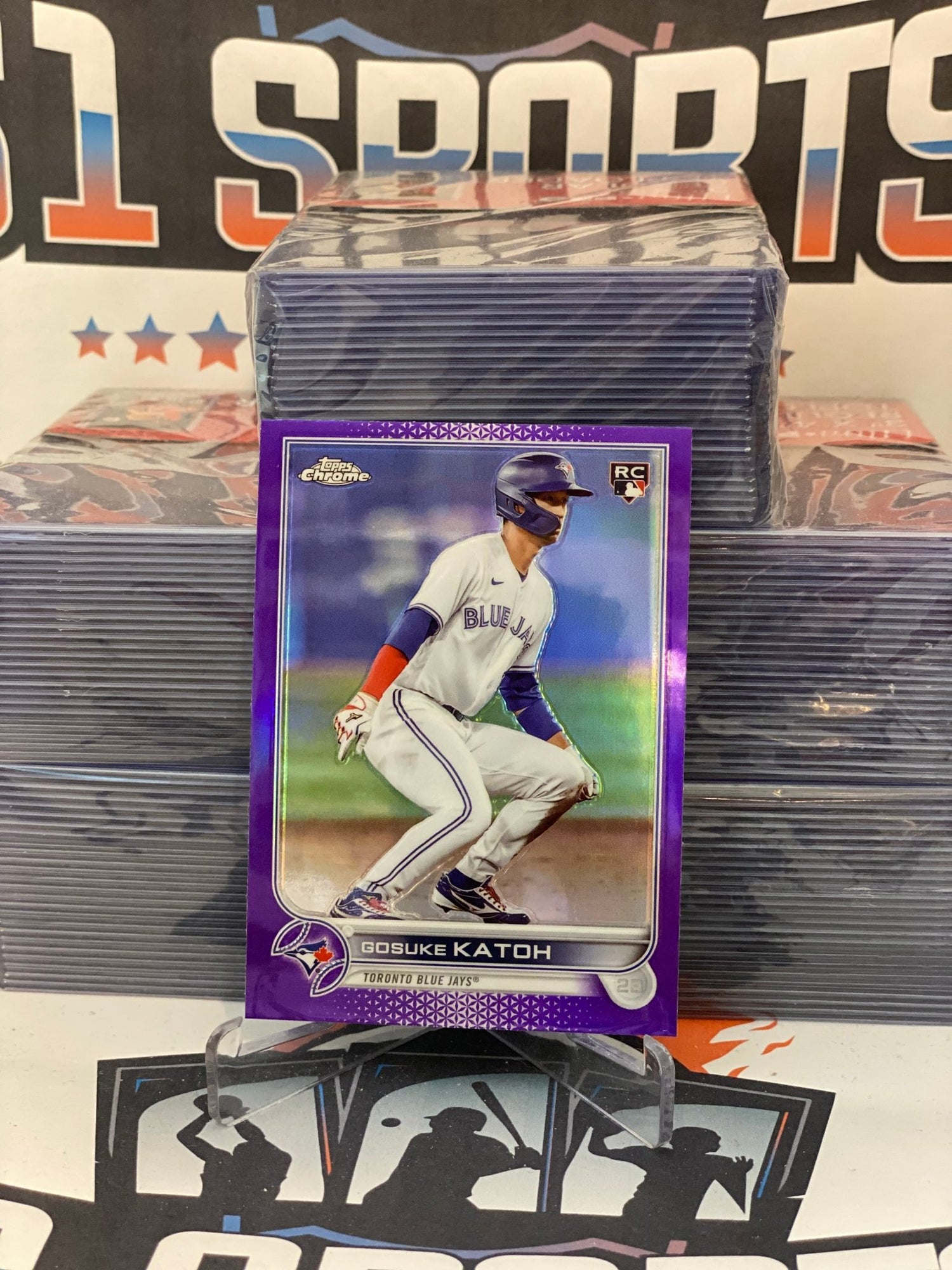 2022 Topps Chrome Update (Purple Refractor) Gosuke Katoh Rookie #USC42