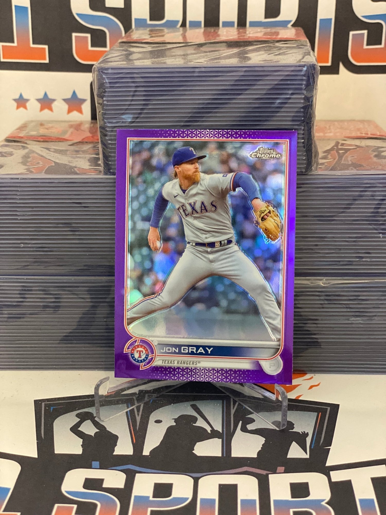 2022 Topps Chrome Update (Purple Refractor) Jon Gray #USC61