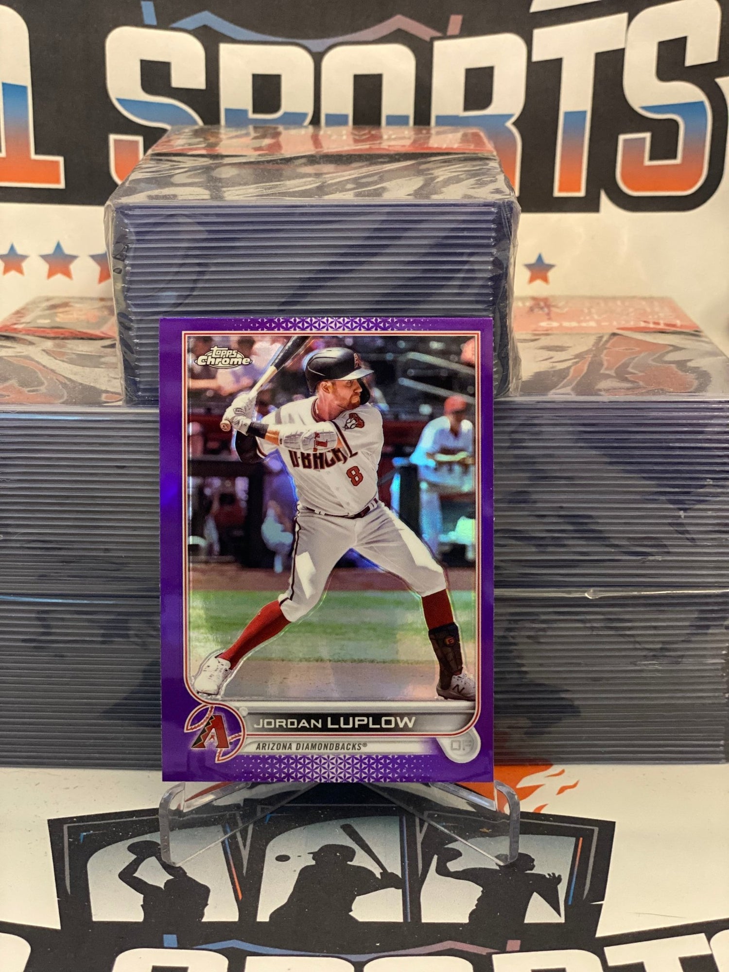 2022 Topps Chrome Update (Purple Refractor) Jordan Luplow #USC26