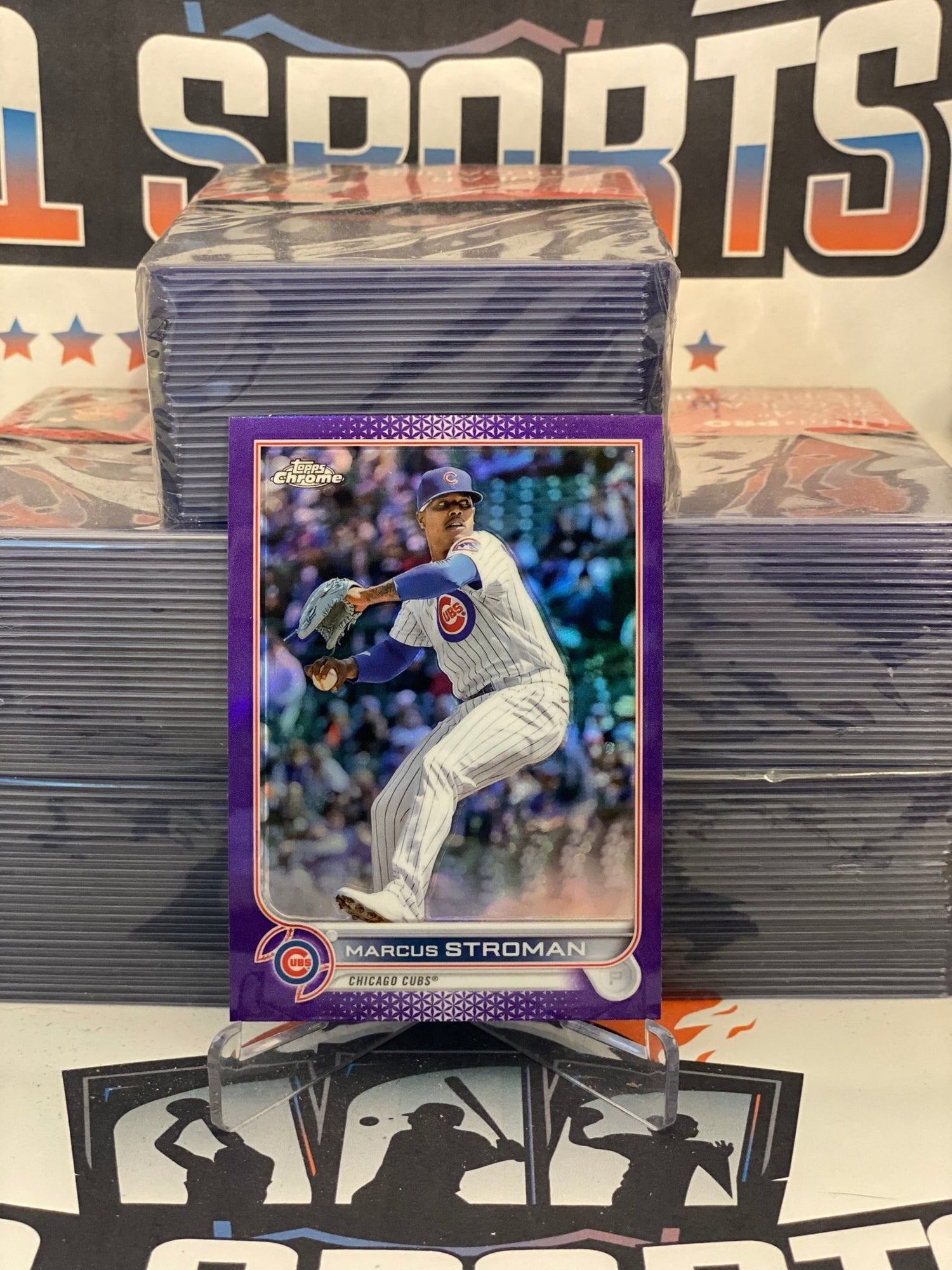 2022 Topps Chrome Update (Purple Refractor) Marcus Stroman #USC135