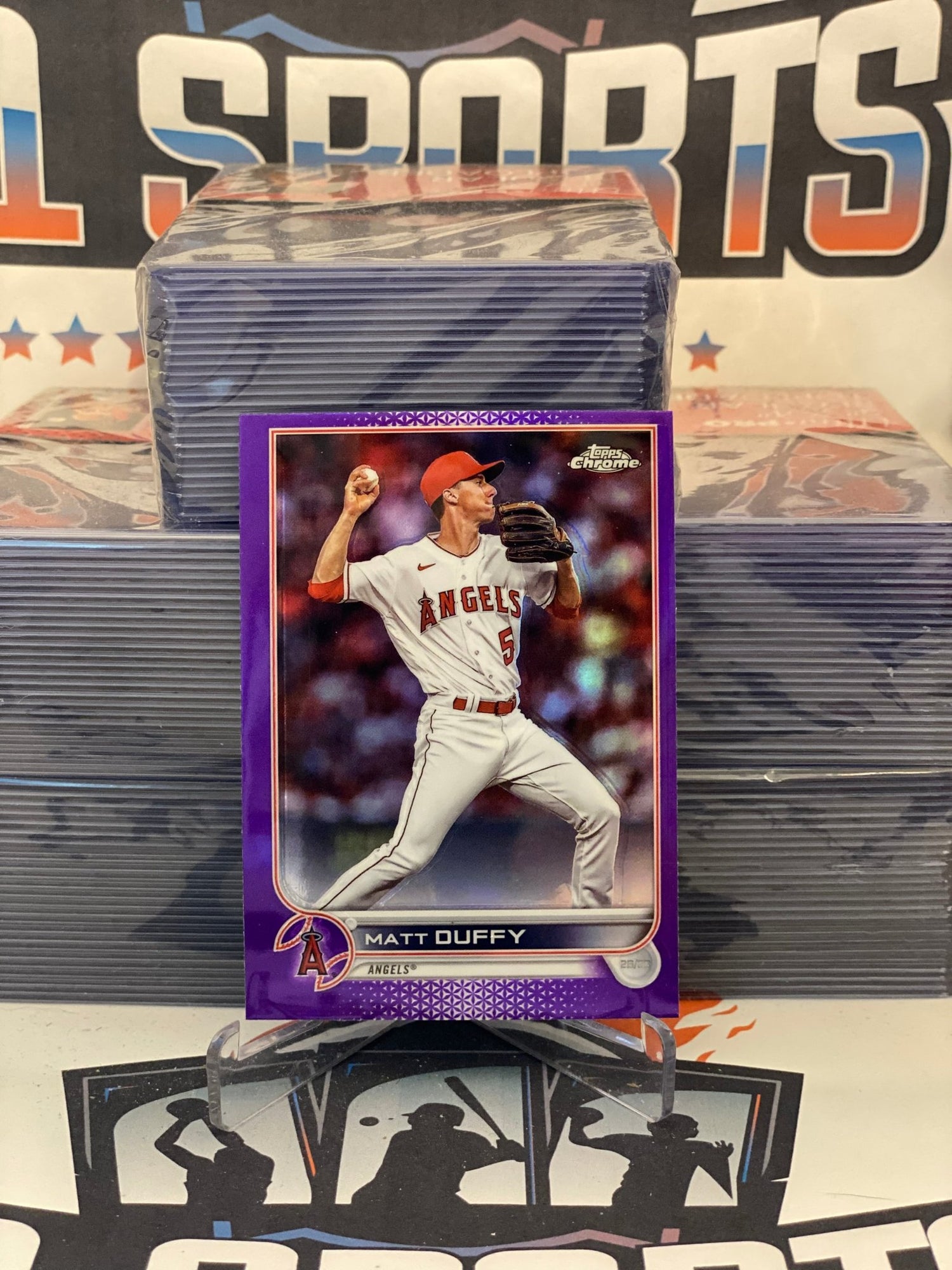 2022 Topps Chrome Update (Purple Refractor) Matt Duffy #USC73