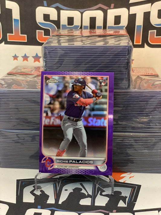 2022 Topps Chrome Update (Purple Refractor) Richie Palacios Rookie #USC169