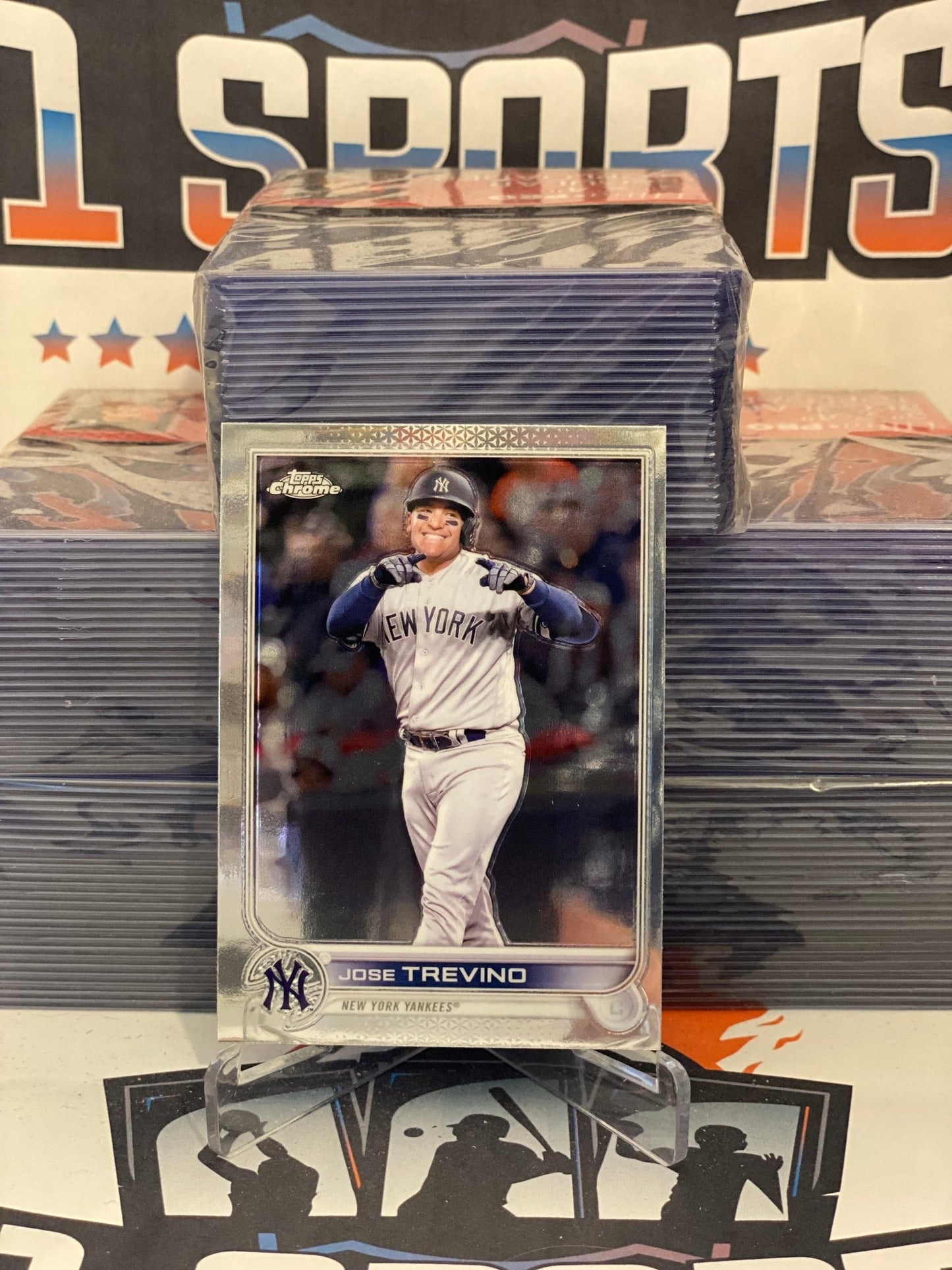 2022 Topps Chrome Update (Yankees Debut) Jose Trevino #USC51