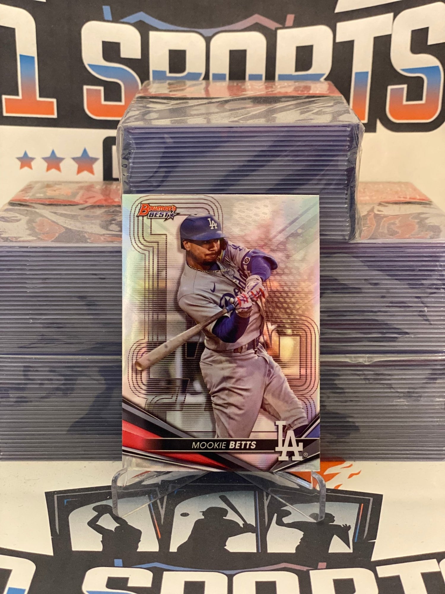 2022 Topps Finest (Refractor) Mookie Betts #28