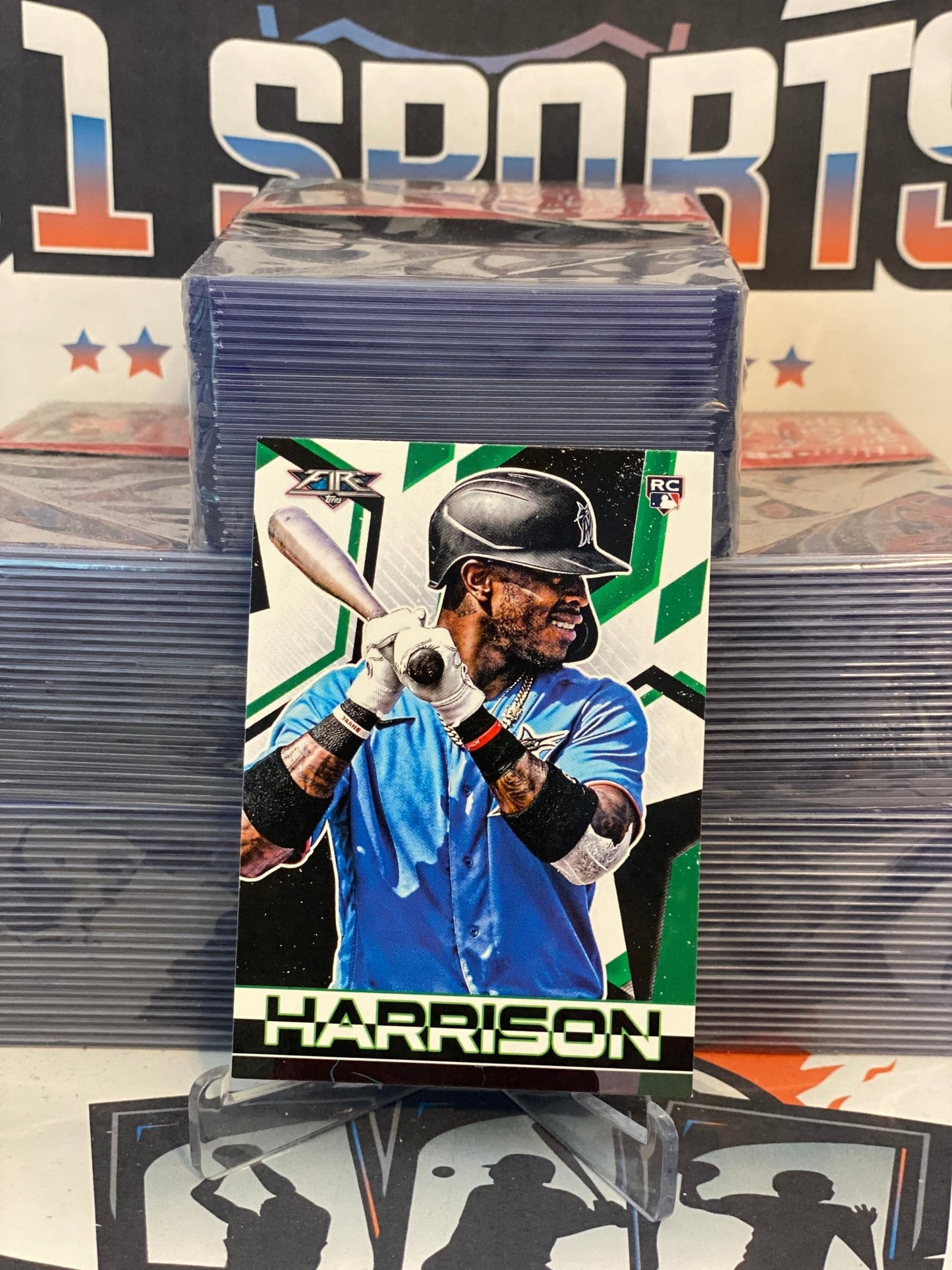 2022 Topps Fire Monte Harrison Rookie #181