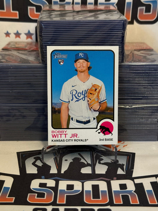 2022 Topps Heritage Bobby Witt Jr. Rookie #520