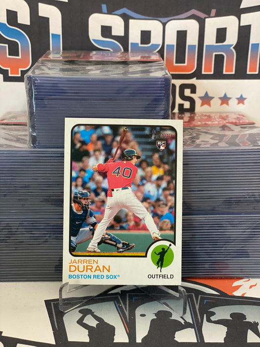 2022 Topps Heritage Jarren Duran Rookie #211