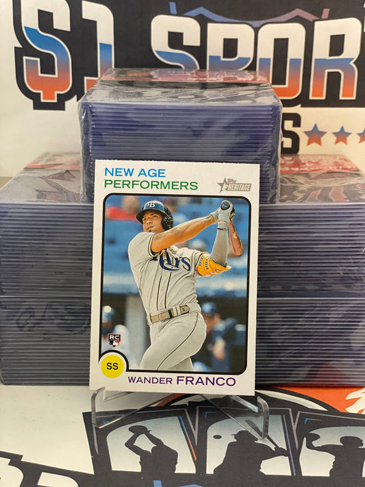 2022 Topps Heritage (New Age Performers) Wander Franco Rookie #NAP-1