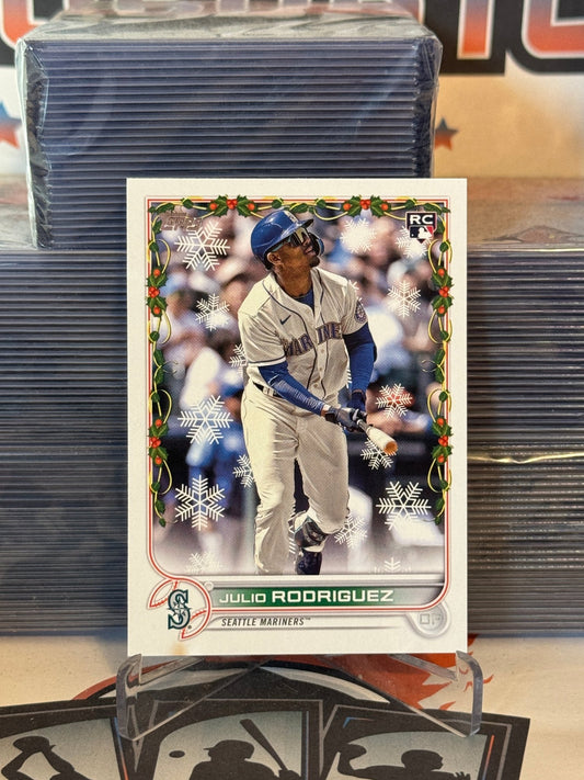 2022 Topps (Holiday) Julio Rodriguez Rookie #HW44