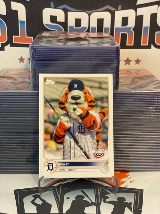 2022 Topps Opening Day (Mascots) Paws #M-8
