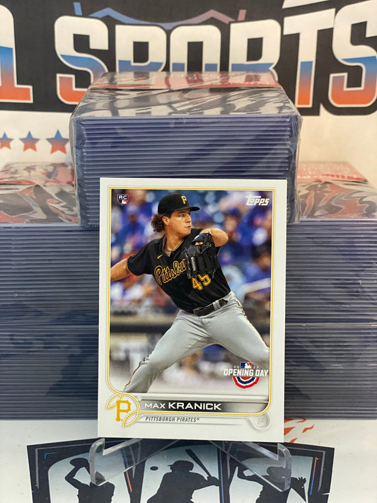 2022 Topps Opening Day Max Kranick Rookie #153