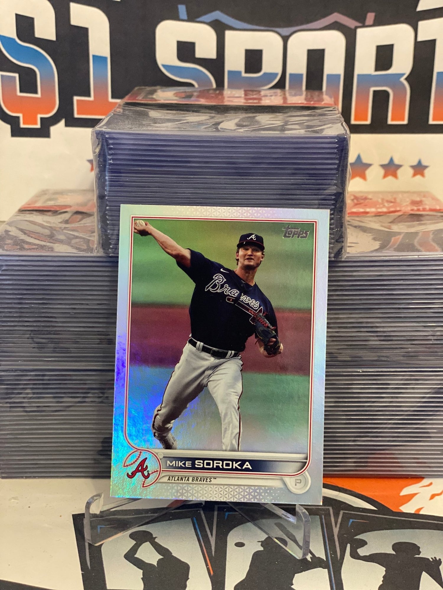 2022 TOPPS #527 MIKE SOROKA ATLANTA BRAVES