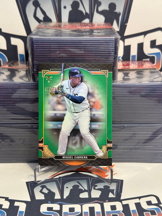 2022 Topps Triple Threads (Green 77/259) Miguel Cabrera #38