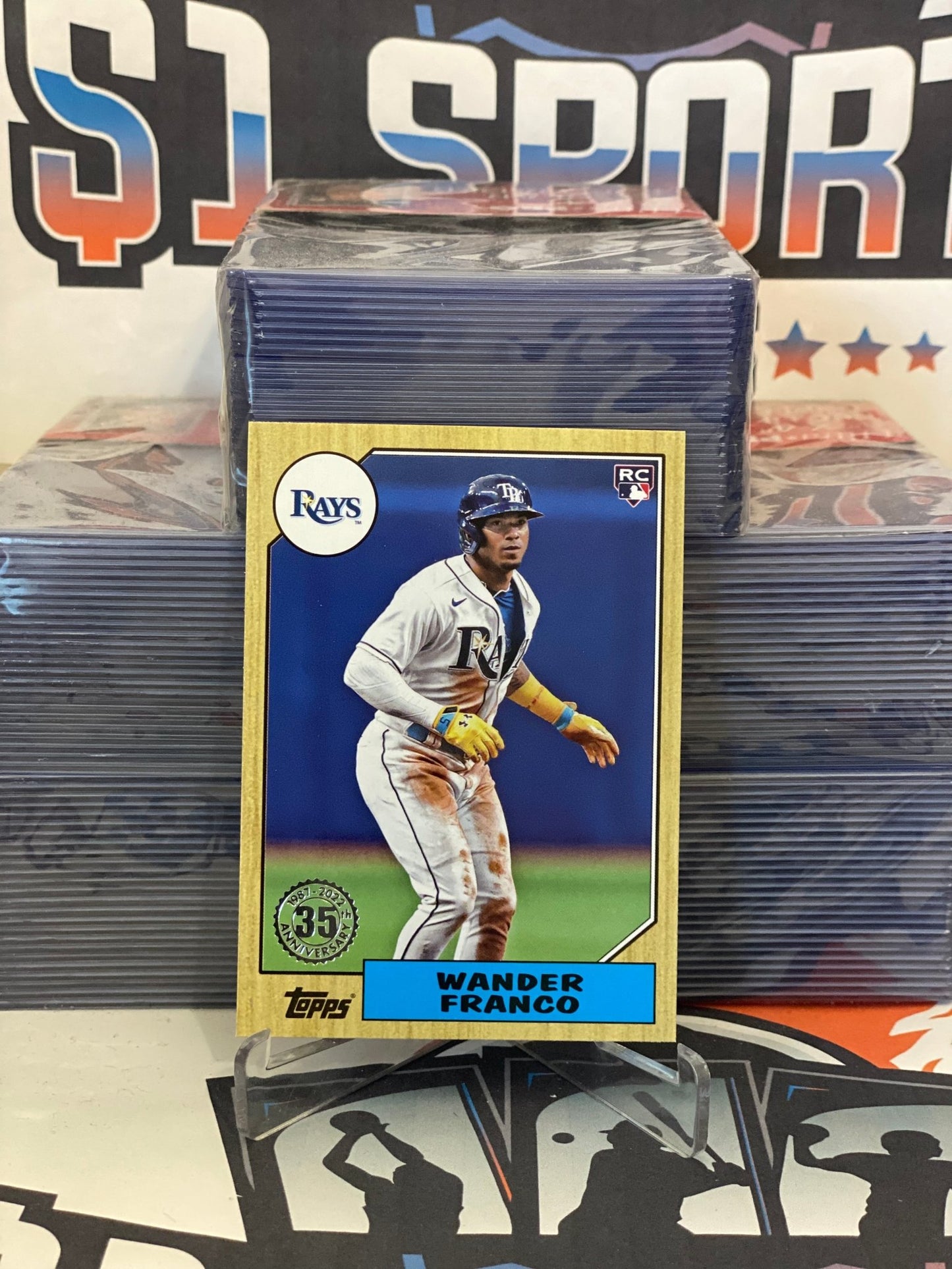2022 Topps Update (1987 Redux) Wander Franco Rookie #87TBU-48