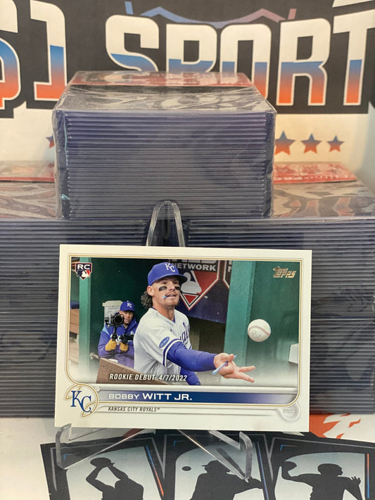 2022 Topps Update (MLB Debut) Bobby Witt Jr. #US187