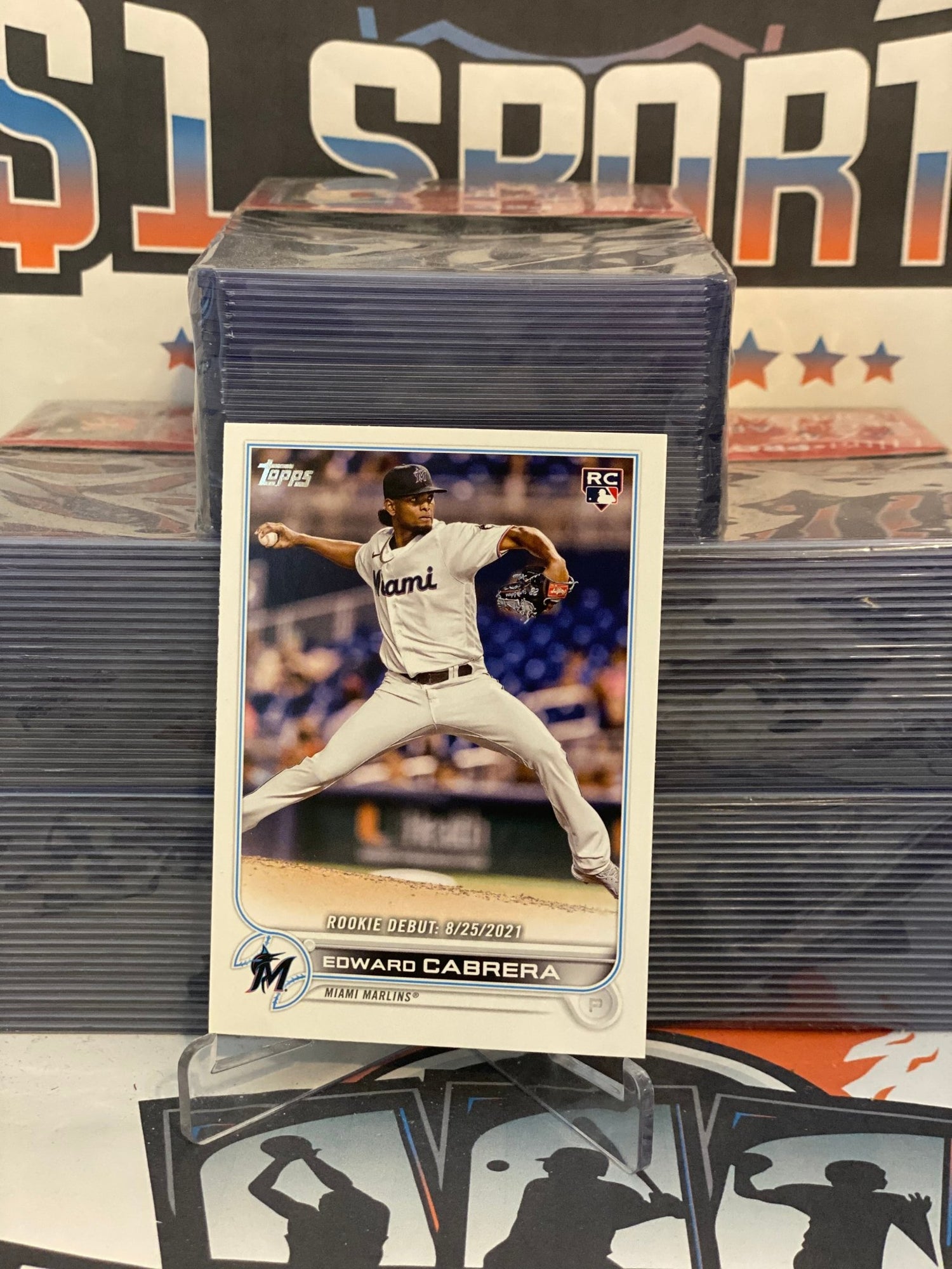 2022 Topps Update (MLB Debut) Edward Cabrera #US231