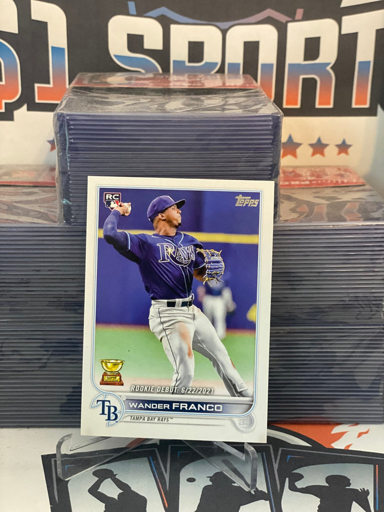 2022 Topps Update Wander Franco #US42 Rookie Debut Cup Tampa Bay Rays