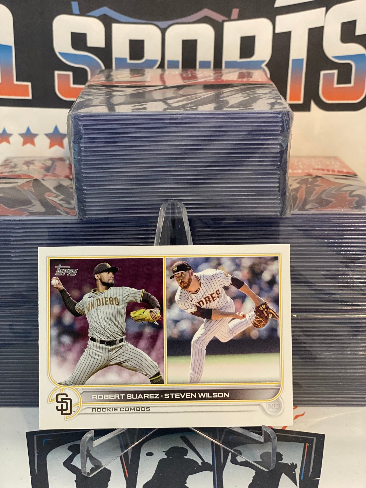 2022 Topps Update (Rookie Combos) Robert Suarez & Steven Wilson #US239