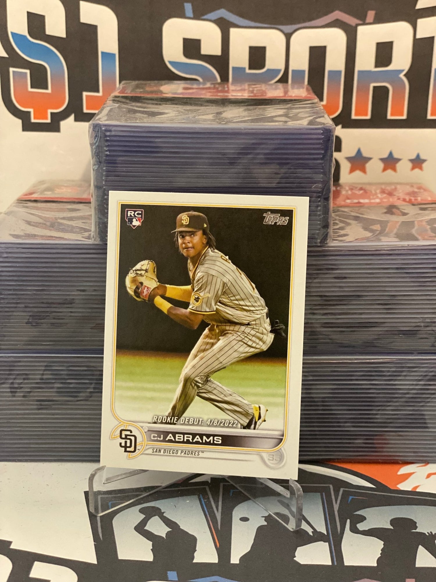 2022 Topps Update (Rookie Debut) CJ Abrams #US327