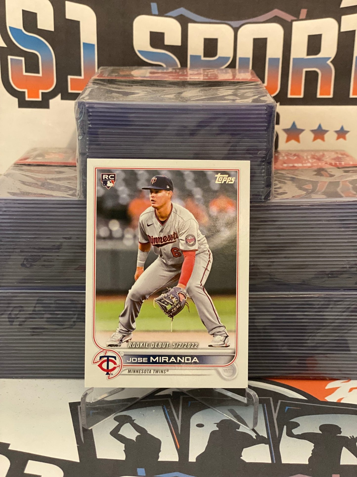 2022 Topps Update (Rookie Debut) Jose Miranda #US5