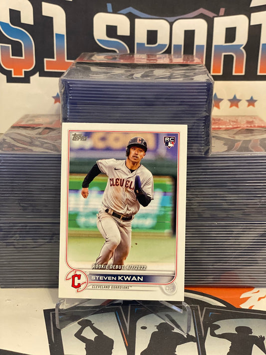 2022 Topps Update (Rookie Debut) Steven Kwan #US54