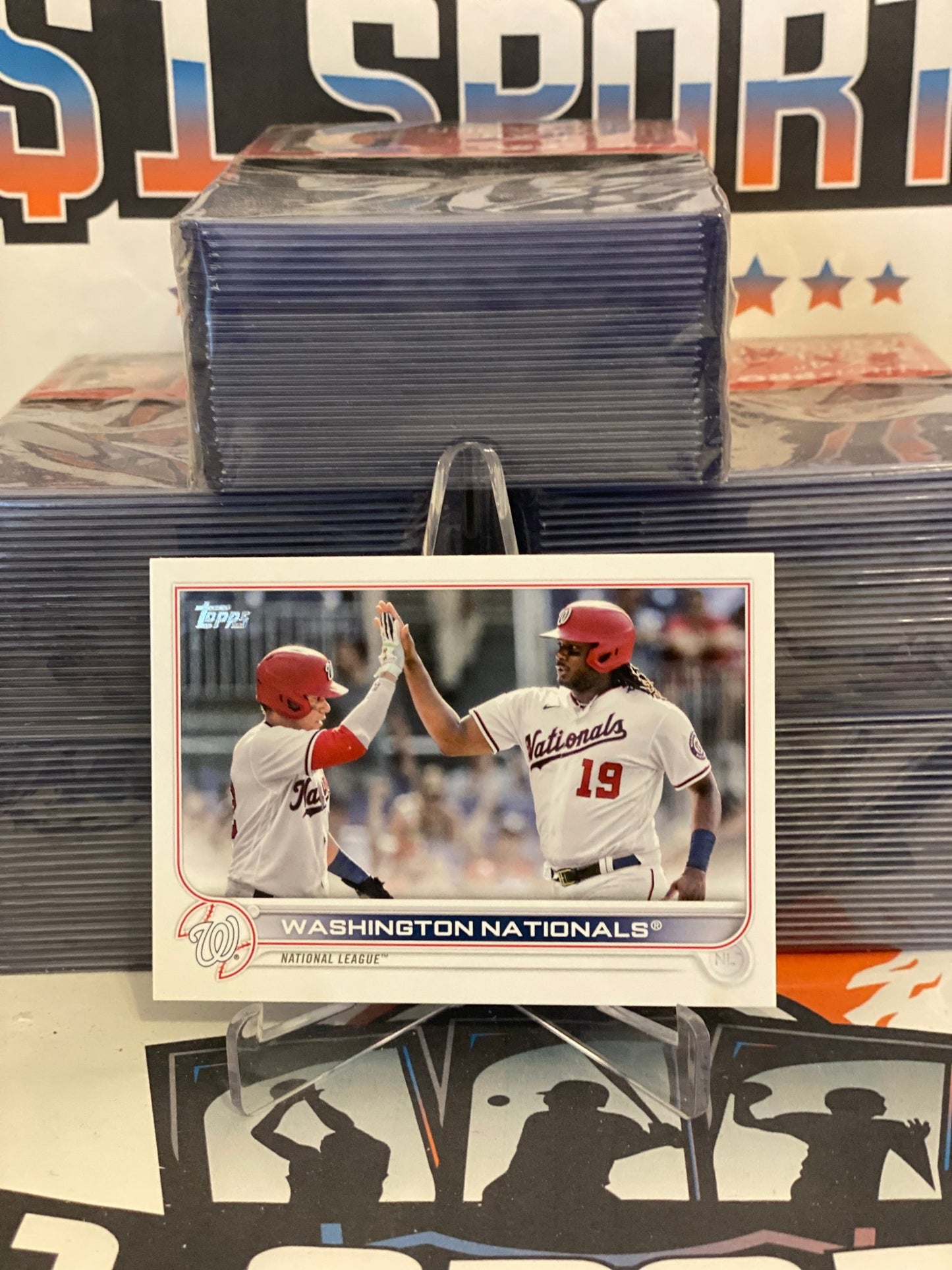 2022 Topps (Washington Nationals Team Card) Juan Soto & Josh Bell #218