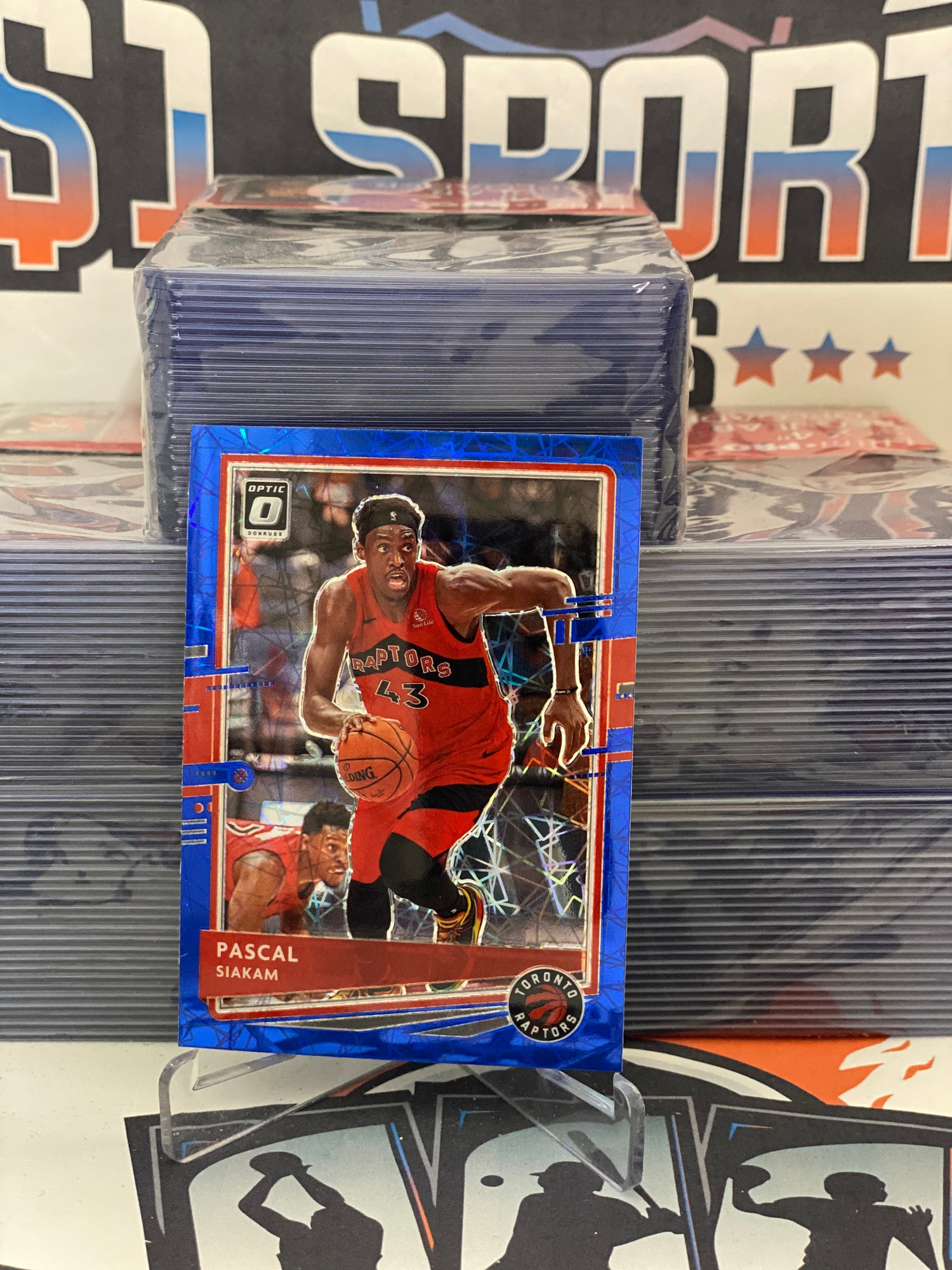 2020 Donruss Optic (Blue Velocity Prizm) Pascal Siakam #103