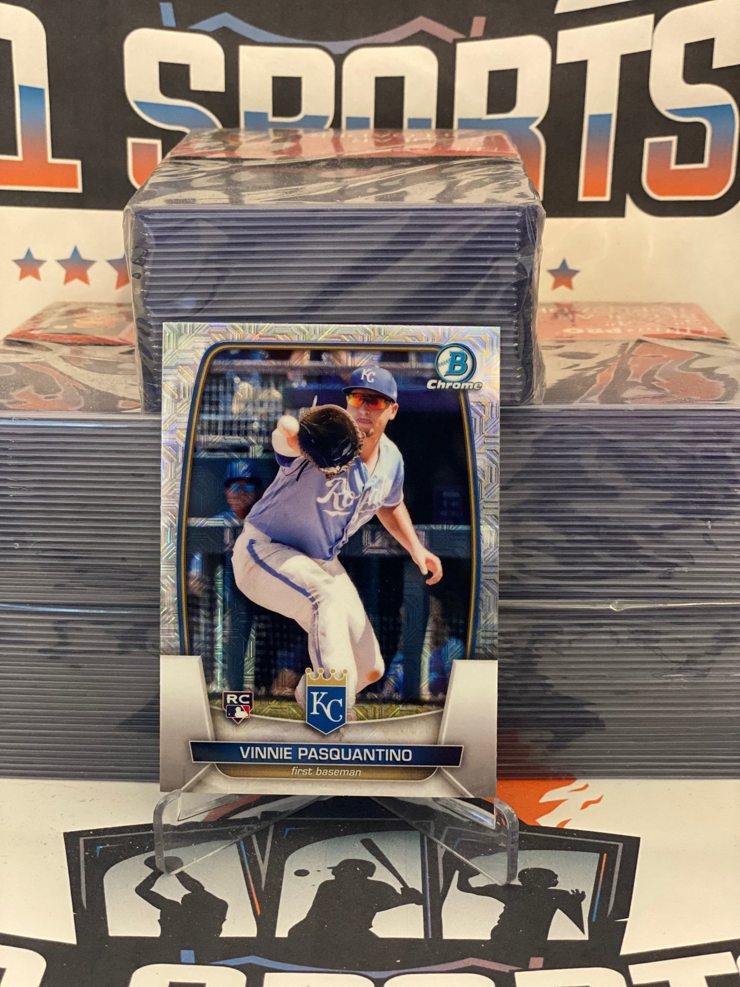 2023 Bowman Chrome (Mega Refractor) Vinnie Pasquantino Rookie #37
