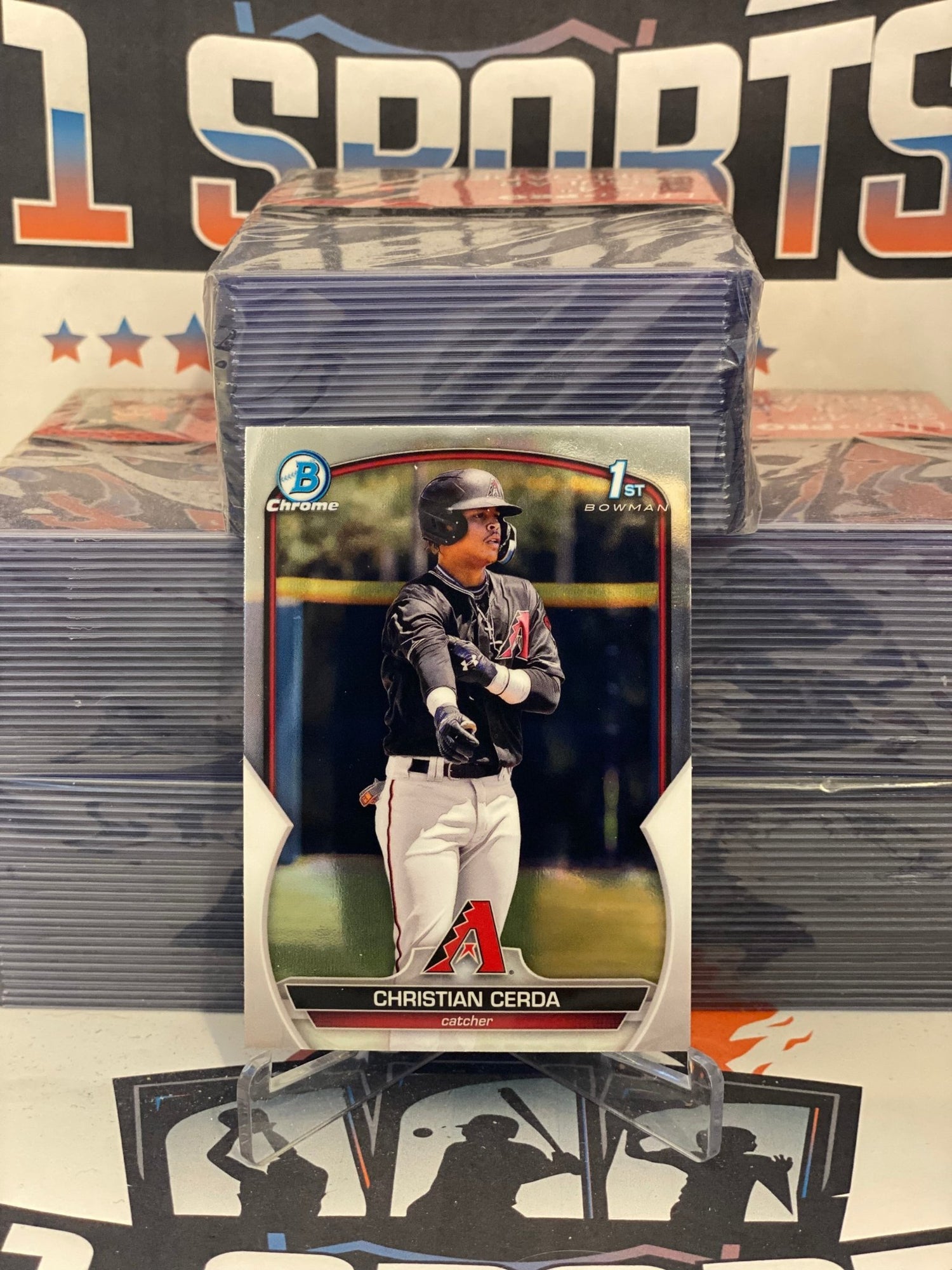 2023 Bowman Chrome Prospects (1st Bowman) Christian Cerda #BCP-56